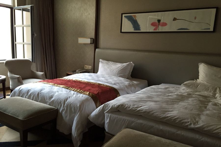 Luxury Blue Horizon Hotel Dongying Exterior photo